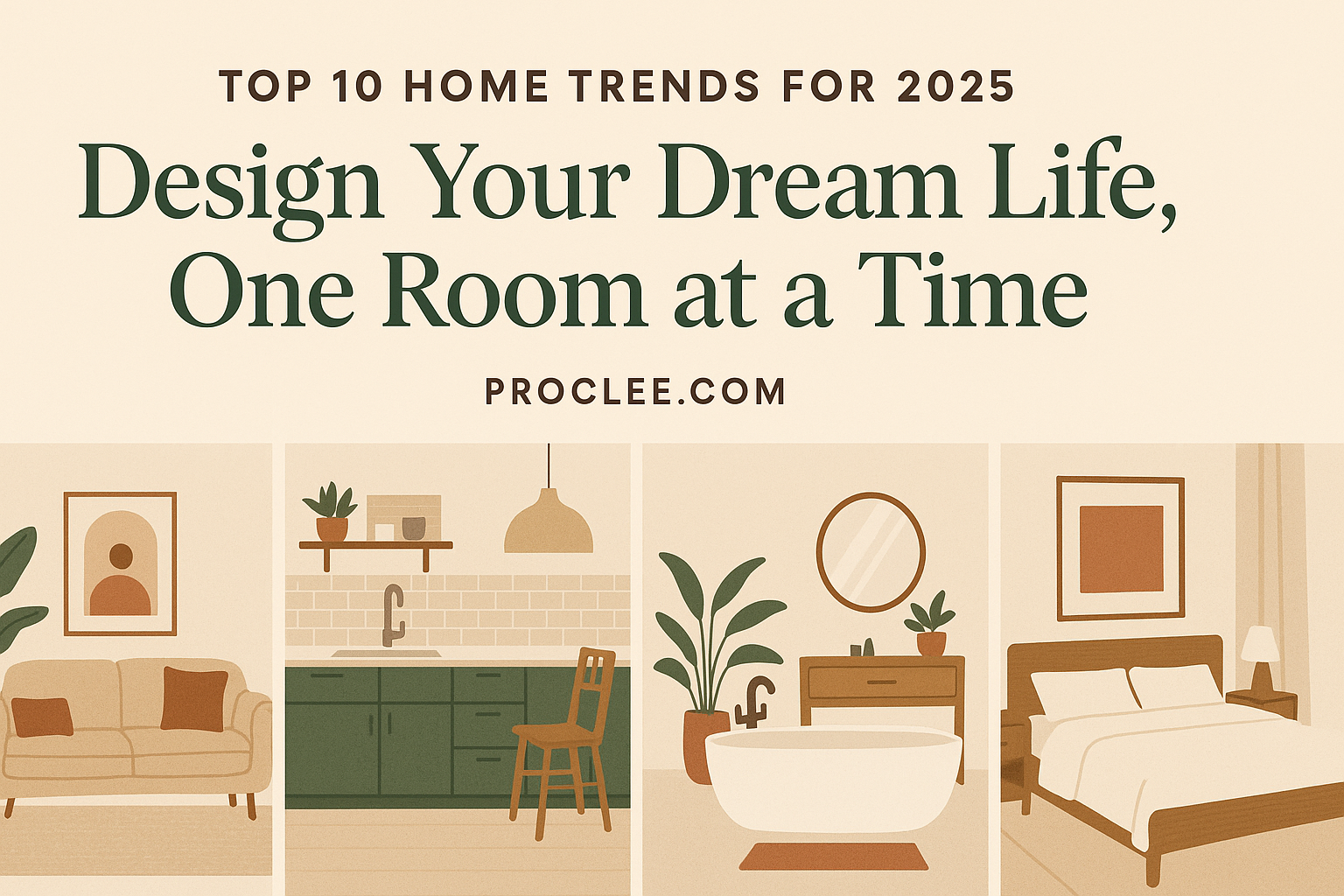 Top 10 Home Trends for 2025: Design Your Dream Life, One Room at a Time