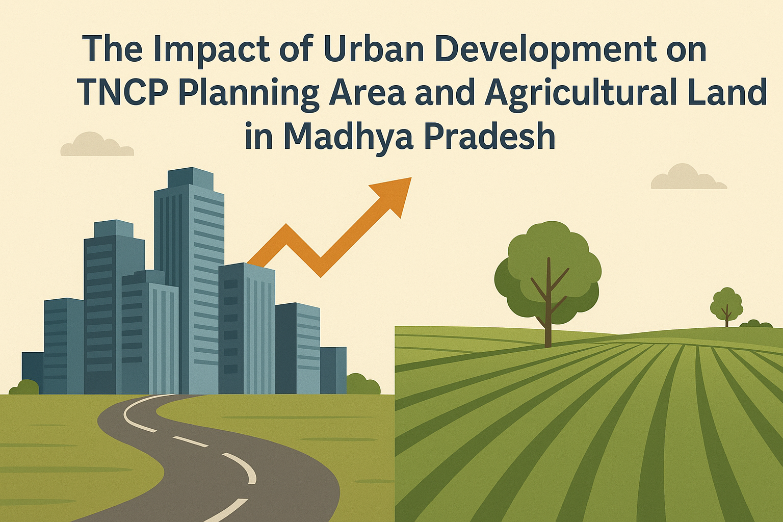 The Impact of Urban Development on TNCP Planning Area and Agricultural Land in Madhya Pradesh