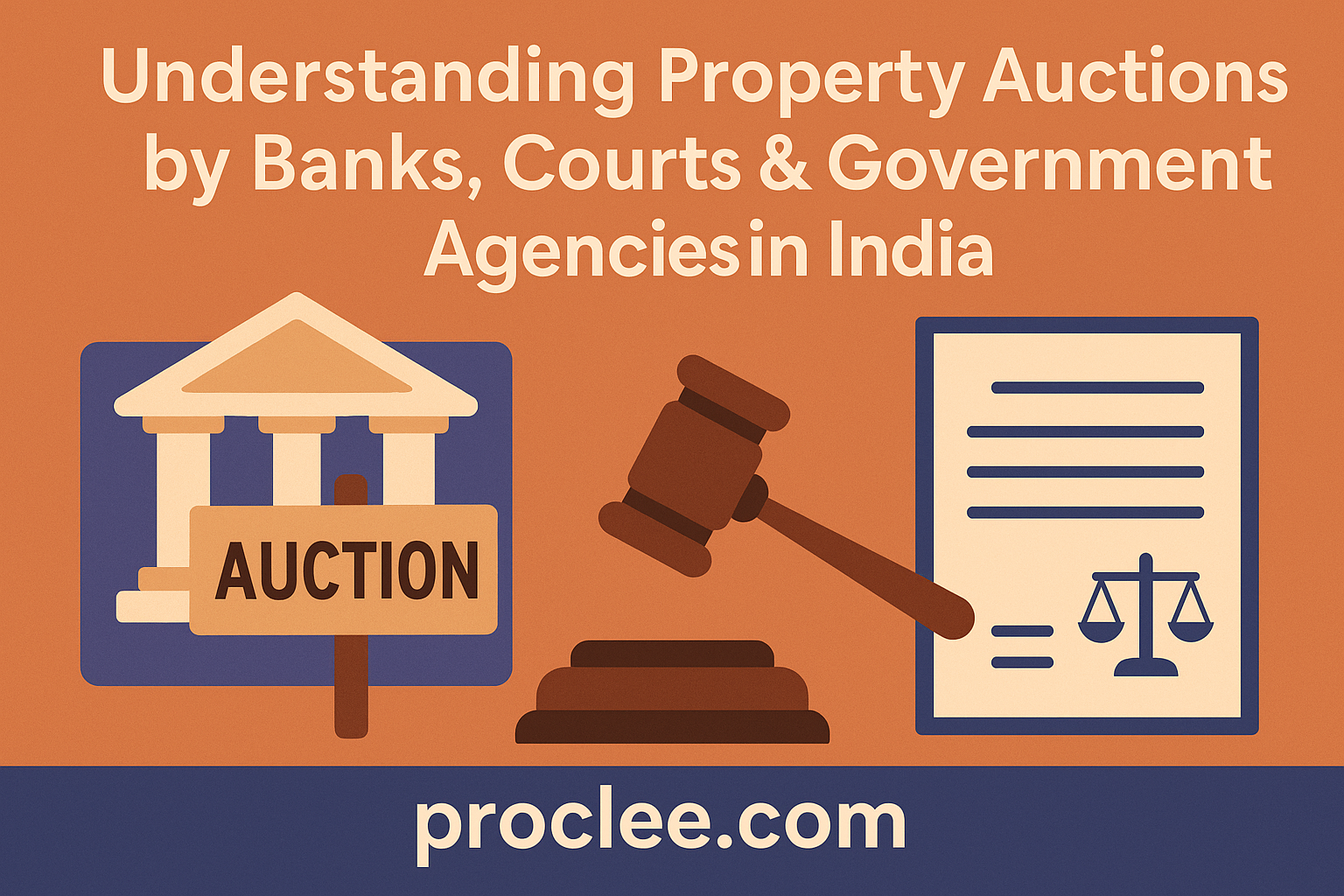 Understanding Property Auctions by Banks, Courts & Government Agencies in India