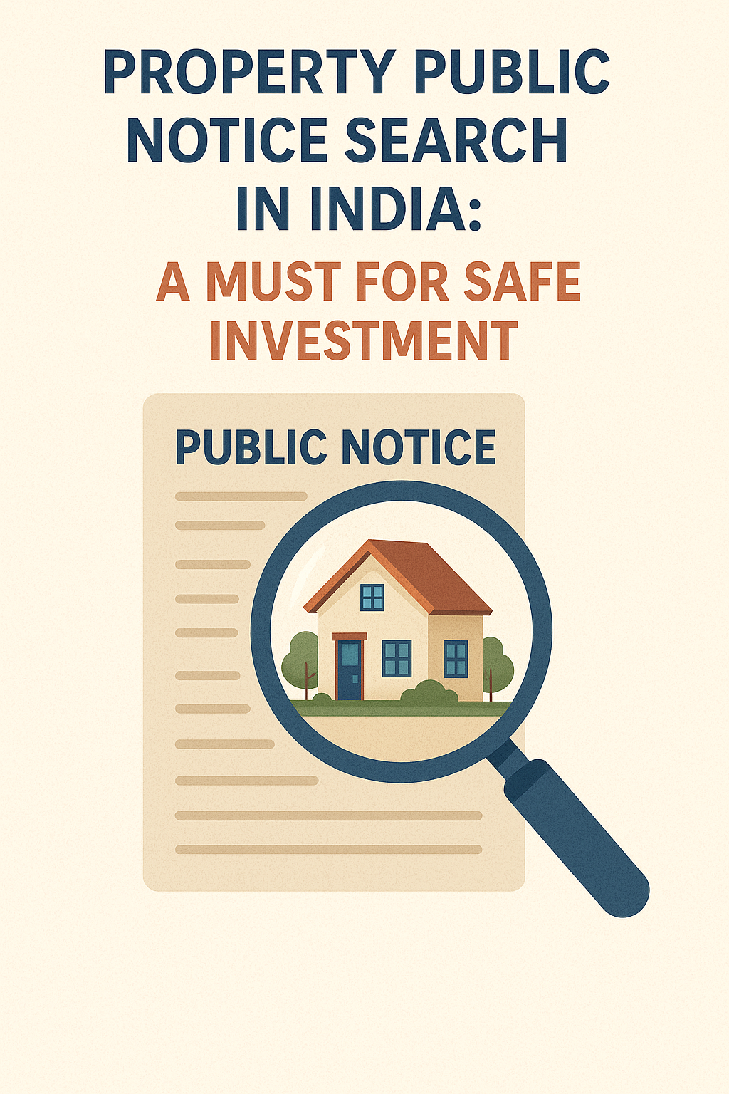Property Public Notice Search in India: A Must for Safe Investment