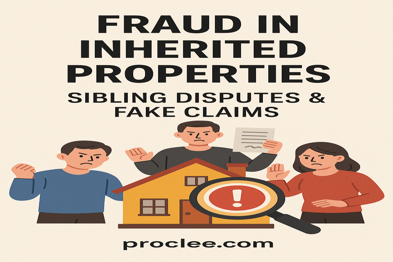Fraud in Inherited Properties – Sibling Disputes & Fake Claims