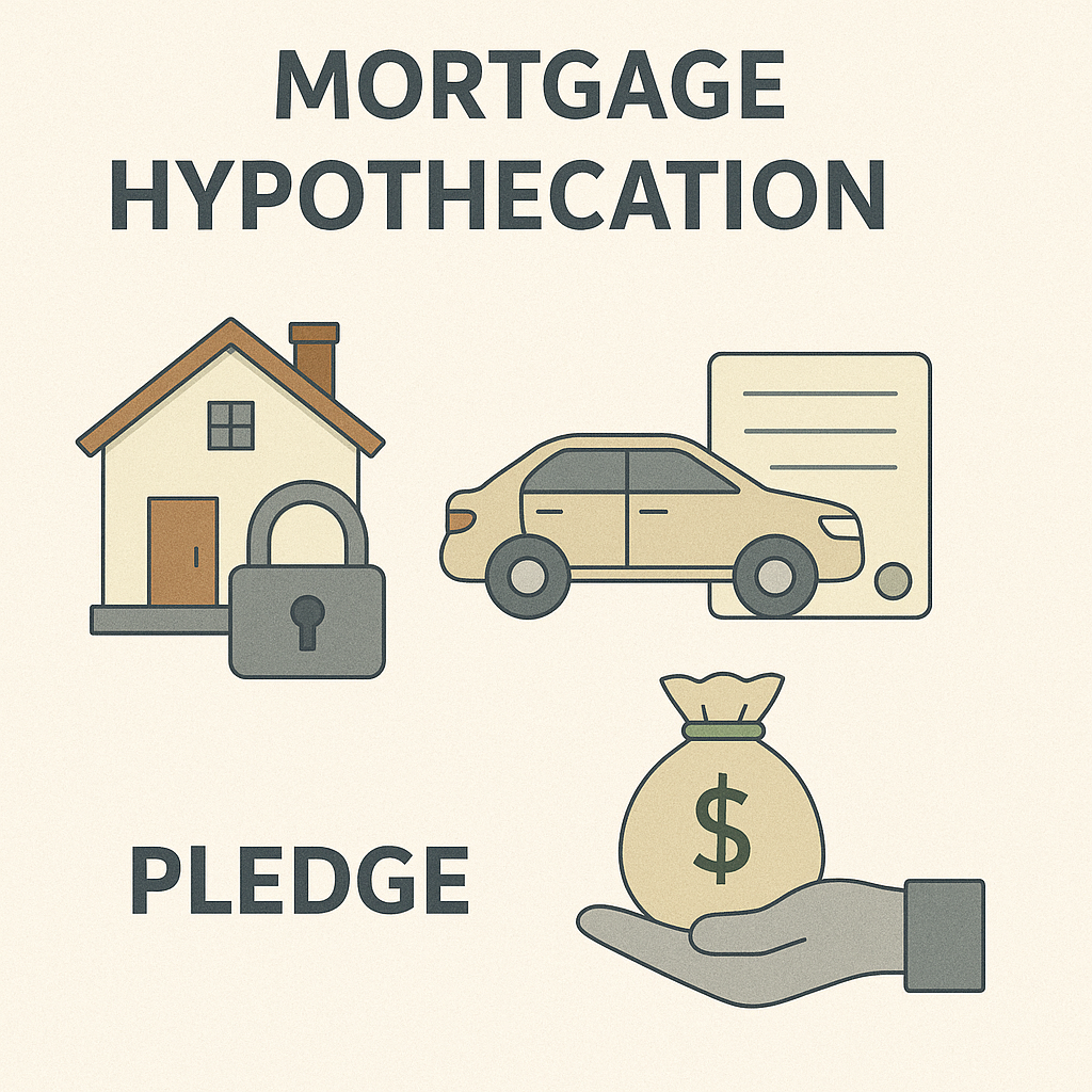 Mortgage, Hypothecation & Pledge: Know the Real Difference Before You Sign!